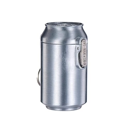 Pack of 2 Cigarette Pocket Ashtray, Mini Ashtray, Metal Travel Ashtray with Lid for Travel, Small, Odourproof, Portable Pocket Ashtray with Keyring for Camping, Office, Silver