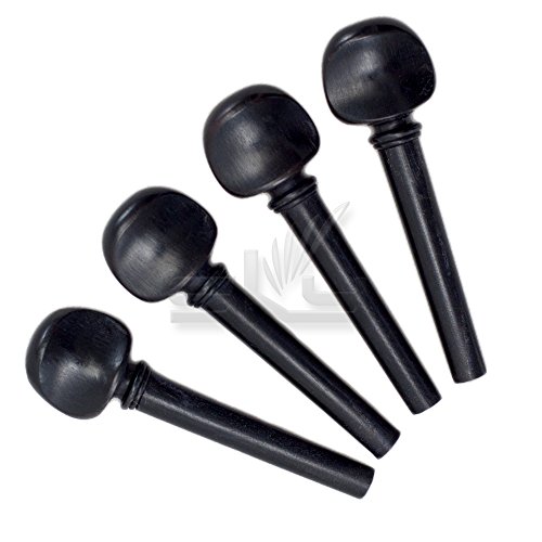 4/4 Ebony Violin Tuning Pegs Set (Set of 4)
