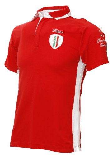 (カッパゴルフ)Kappa GOLF メンズ半袖ポロシャツ レッド LL GM08001