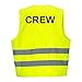 Produktbild Warnweste GELB Sicherheitsweste Weste Ordner Security Crew (Crew 10er Paket)
