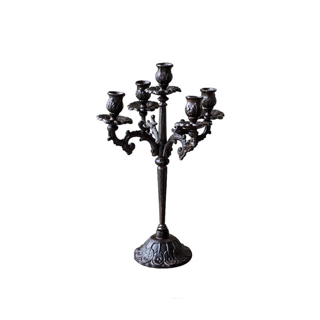 Eines A Candlestick Holders Nordic Retro Cast Iron Black Candlestick Home Romatherapy Candle Holder Ornaments Candlesticks Holders For Home Decor