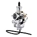 GOOFIT Carburatore Moto 27mm PZ27 con Cable Choke sostituzione per 4 Tempi 100cc 125cc 150cc 175cc 200cc CB125 XL125S TRX250 TRX 250EX ATV Quad Pit Bike Motore Ciclomotore e Scooter Argento