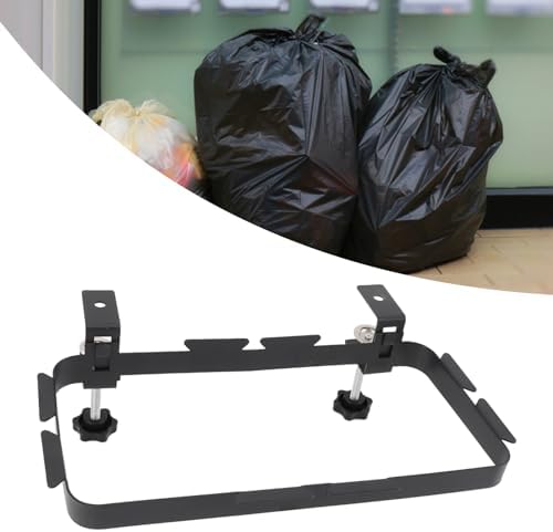 Miniatura 3 de TOPINCN Portable Trash Bag Holder Rack withClamp Enhanced Stability Metal Gabage Plastic Bag Holder for Cabinets Kitchen Outdoors