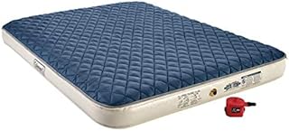 Coleman Inflatable Airbed with Zip-On Insulated Mattress Topper & Battery-Operated Pump, Queen