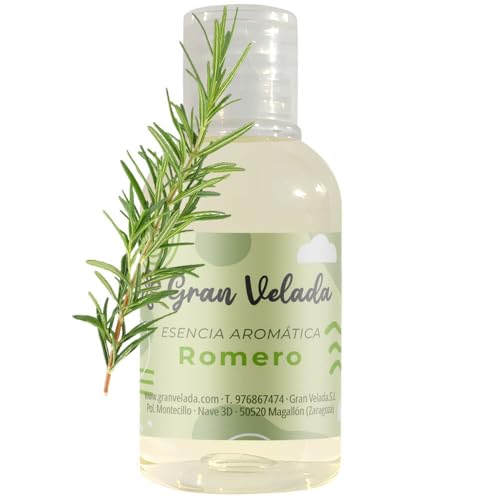 Esencia Aromática de Romero 1 Litro | Frescura Herbal Intensa para Perfumes, Cosméticos, Jabones y Más. Uso Profesional. Aroma Natural y Versátil