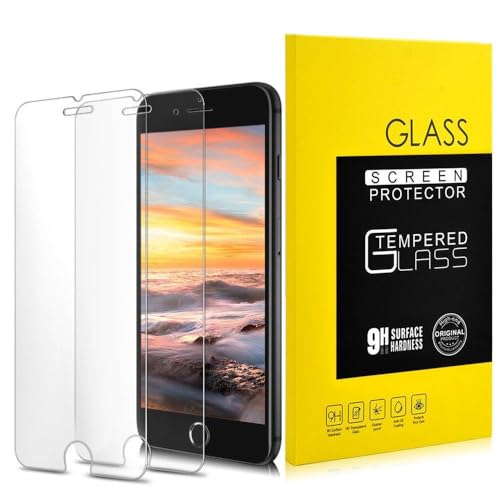 [2 Pack] Basse Compatible Screen Portector Phone 8, Phone 7 (4.7’’ inch)