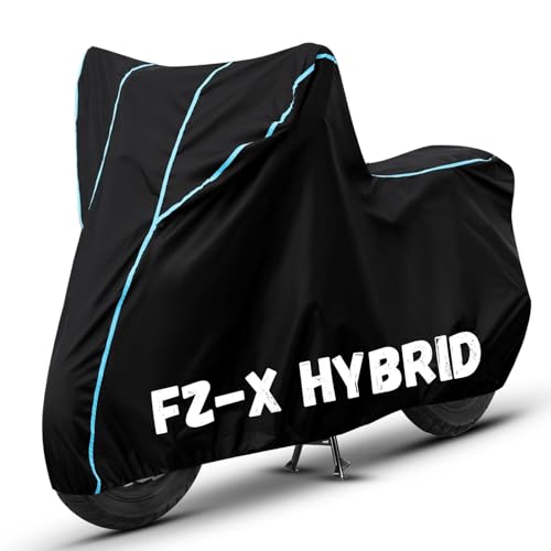 Image of Bike Cover for FZ-X Hybrid 100% Waterproof, Dustproof & Scratch Resistant| Fully Bottom Elastic UV Resistant Heavy Duty Body Cover | All Weather Outdoor Use
