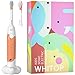 Produktbild WHITOP ED01 Elektrische Kinderzahnbürste, IPX8 Wasserdichte wiederaufladbare Kinder Sonic Elektrische Zahnbürste, 3 Modi Wiederaufladbare automatische Zahnbürste für Kinder, Jungen und Mädchen
