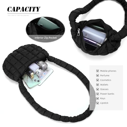 Women Quilted Small Crossbody Bag Puffer Shoulder Bag Ladies2