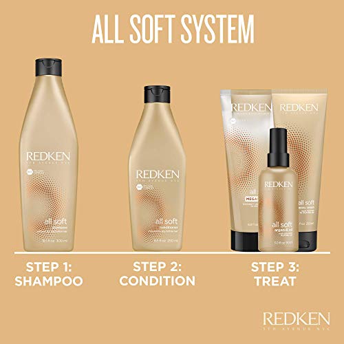 41nla0hFfjL Redken - All Soft Mega Masque profond hydratant cheveux secs et rêches