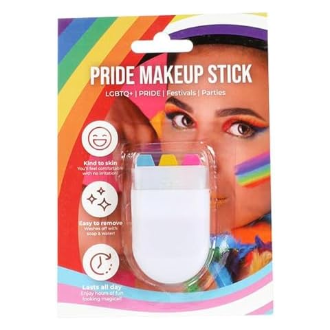 LOVETRENDS Pansexual Flag Facepaint Stick Cover