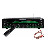 ★ 31-Band Equalizer: Audio spectrum analyzer has accurate real-time 31-band frequency point level and each frequency point uses 30 lights to display the level signal. Support 12 kinds of jump mode selection ★ Rugged and Portable: Adopts a standard 1U...