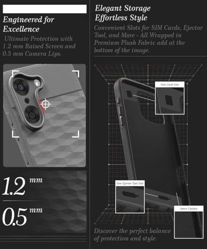 Image of WOW IMAGINE Back Cover for 1+ OnePlus Nord CE 5 5G with Hexa Cube Design | Ultra Slim Soft Rubberised Case | Inner Velvet Fabric | Matte Silicone Flexible Mobile Case | Camera Protection - Grey
