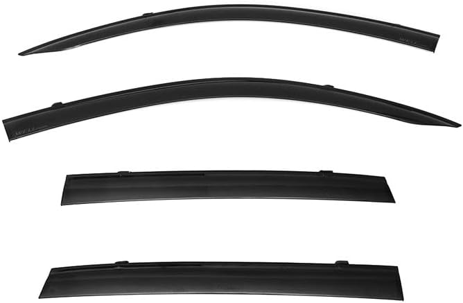 WellVisors - Viseras de ventana compatibles con Honda HR-V 2023-2024 Smoke Tint Premium Series