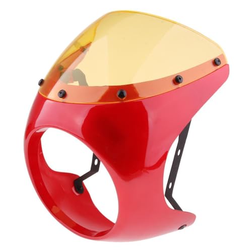 Pantalla de carenado para faro de motocicleta cúpula delantera fácil de montar