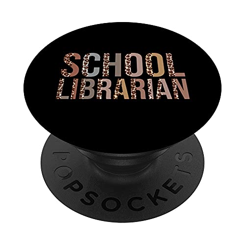 Fournitures de bibliothèque avec motif léopard pour la rentrée scolaire PopSockets PopGrip Interchangeable