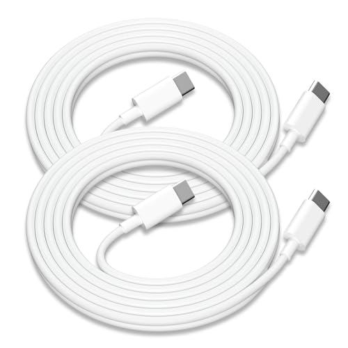 2Pack for Apple USB C to USB C Charging Cable 6ft 60W,Long Type C to C Fast Charger Cord,for iPhone 16 E/17/Air/15/Pro/Plus/Pro Max,for MacBook Pro/Air,for iPad Pro12.9/11in,Air 4/5,Mini 6/7
