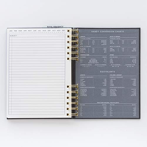 Designworks Ink Standard Issue No. 12 Yellow Undated Planner Notebook Journal With Lined Pages, Elastic Pen Holder, And Durable Spiral Binding For Work, Writing, Journaling - 6" X 8.25" #TOP3