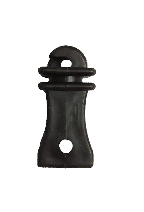 Tarini Solar Fencing Plastic Hook Insulator Black (Pack of 50, Black)
