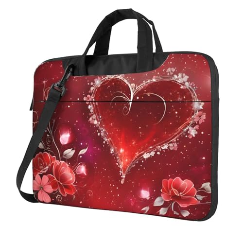 Laptop case antichoc 15.6 pouces mince avec poignée amovible noir