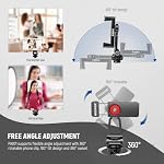 NEEWER Metal Phone Tripod Mount Adapter with Cold Shoe Base, PA001 - Image 4