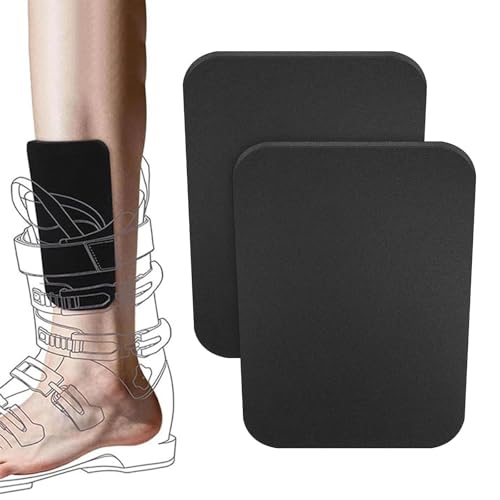 dinghaole 2 Pieces Protège Tibias de Ski, Cuttable Leg Protective Gear, Protections de Tibias Découpables for Snowboard, Snowboarders, Skieurs, Riders Park, Débutants Offre Une Adhérence
