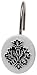Carnation Home PHP-BAL/75 Fashions Balmoral Resin Shower Curtain Hooks, Black and Silver, Set of 12