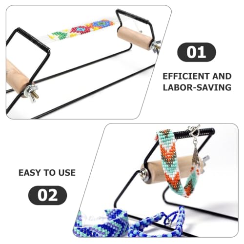 Kit manual GAROZATION para tejer pulseras de metal y madera en proyectos DIY 3