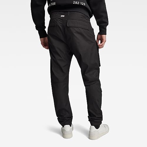 G-STAR RAW Herren 3D Regular Tapered Cargohose, Schwarz (dk Black D23636-D384-6484), 26W / 34L – Ansicht 2