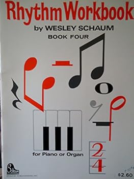 Paperback Rhythm Workbook for Piano or Organ, level Four Book