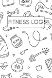  Fitness Journal for Women & Men - Fitness and Nutrition Log to Track Weight Loss, Muscle Gain, Gym, Bodybuilding Progress or any Daily Personal Health ... pace, heart rate, sets, reps and more!