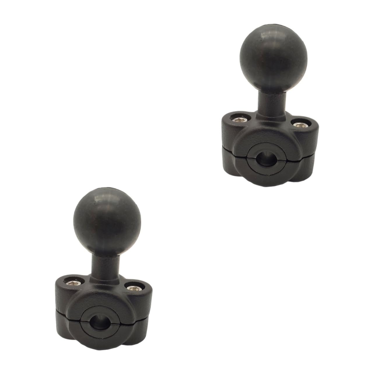 INOOMP 2pezzi Supporto Multifunzionale Per Cellulare Da Porta Gps Per Manubrio Montaggio Facile Design e Sicuro Nero