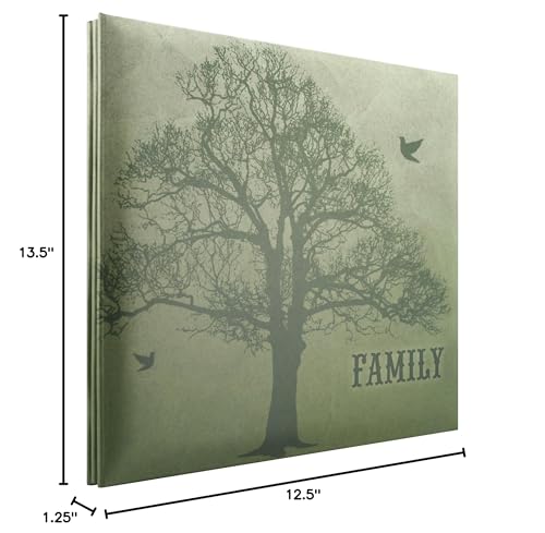 Image of MCS Expandable 10-Page Scrapbook Album with 12 x 12 Inch Pages, 13.5 x 12.5 Inch, inchFamily Tree inch