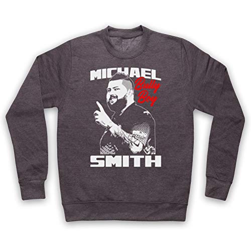 Sweat-shirt homme et femme Michael Smith Bully Boy Darts pull hommage joueur anglais fléchettes