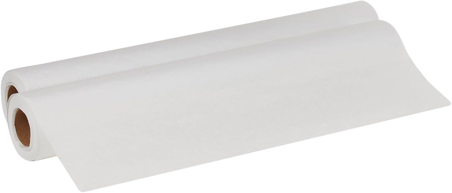 McKesson Table Paper, Smooth, White, 18" x 2400" (Pack of 12)