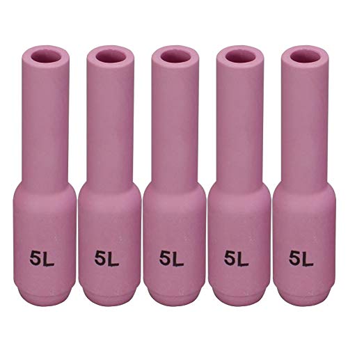 Image of RIVERWELD TIG Alumina Nozzles Ceramic Cups 10N49L #5L 5 /16 inch 8.00mm 10pcs