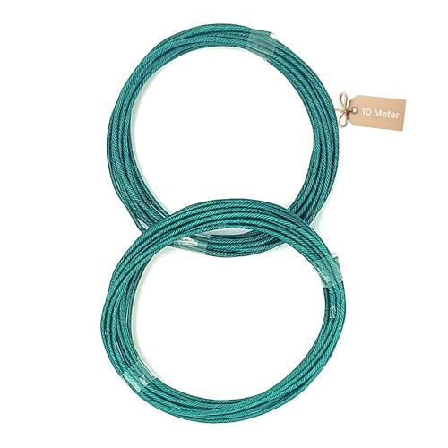 Vama Zündschnur für Feuerwerk & Feuerwerkskörper langsam brennend 10m Rolle grüne Visco Anzündlitze 2 0 mm 80 Sek./Meter Knallschnur für Anzünder & Fernzünder