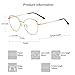 SOJOS Cat Eye Blue Light Blocking Glasses for Woman Hipster Metal Frame Womens Eyeglasses She Young SJ5027, Rose Gold Frame/Anti-Blue Light Lens