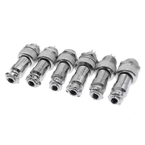 Connecteur circulaire GX12 4 broches mâle femelle pour panneau électrique