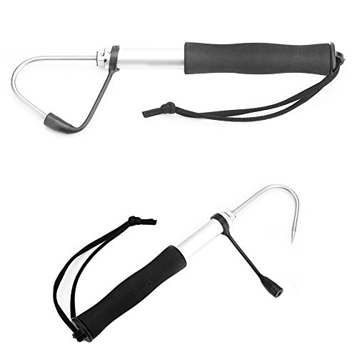image for Vipxyc Fishing Gaff Hook, Retractable Fishing Gripper with Stainless F