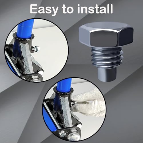 Image of 3 Ton 4 Ton Hydraulic Jack Handle Replacement Bolt, Horizontal Car Jack Fixing Bolts, Pressure Rod Bolt for Hydraulic Floor Jacks (6 PCS)