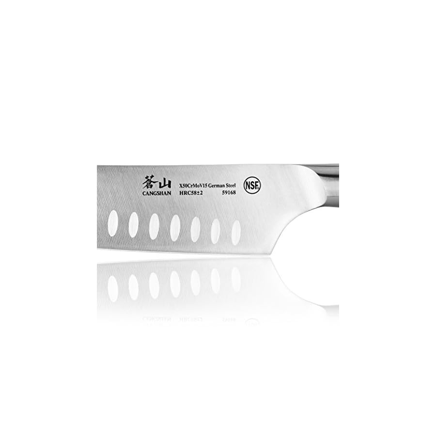 Cangshan-D-Series-59168-German-Steel-Forged-Santoku-Knife-7-Inch Cangshan D Series 59168 German Steel Forged Santoku Knife, 7-Inch