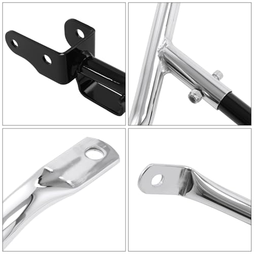 Barra de soporte y protección para alforjas compatible con Harley 2023-2025 CVO Road Glide FLTRXSE, Street Glide FLHXSE, Road Glide FLTRX, Street Glide FLHX y FLHXU, cromada miniatura 3