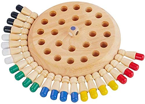 Mayatra's Wooden Memory Matchstick Chess Game, Multicolor Kids Intelligence Game I Made in India