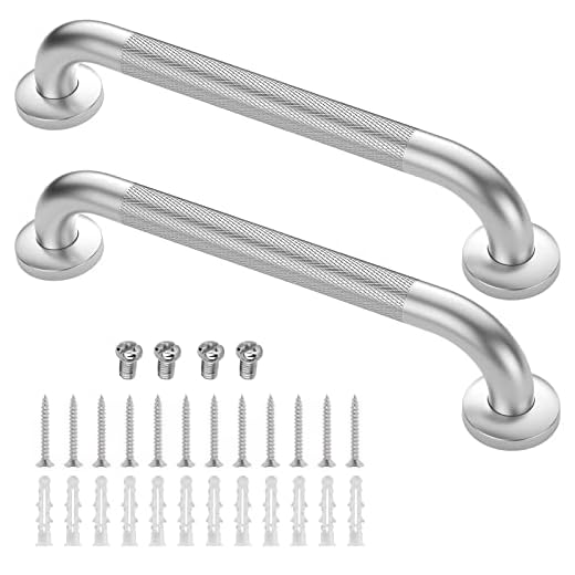 2 Pack 16 Inch Anti-Slip Grab Bars