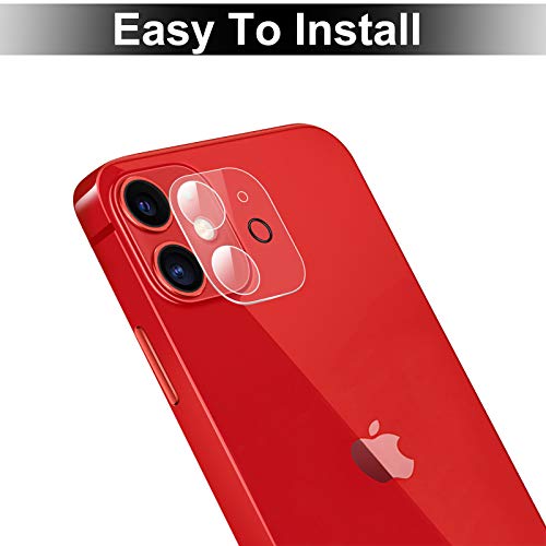 [2 Pack] Beeyoka 12 Mini Camera Lens Protector Compatible With Iphone 12 Mini,Clear Camera Glass Screen Protector [High Definition][Anti-Scratch] Camera Film (5.4") #TOP5
