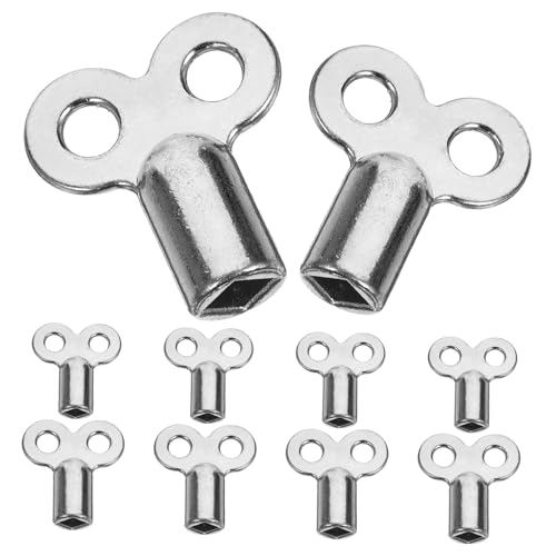 10 Pezzi Chiave Per Valvola Di Scarico Strumento Di Radiatore Strumenti Idraulici Chiavi Per Acqua Idraulico Aria Multiuso Di Spurgo