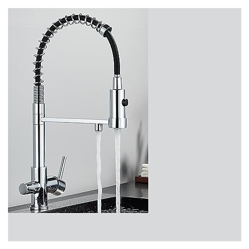 Filtro de Grifo de Cocina con Boquilla filtrante, Color Negro Mate, para una Limpieza fácil, Accesorio purificador de Agua Ideal para Uso en el hogar y la Oficina.