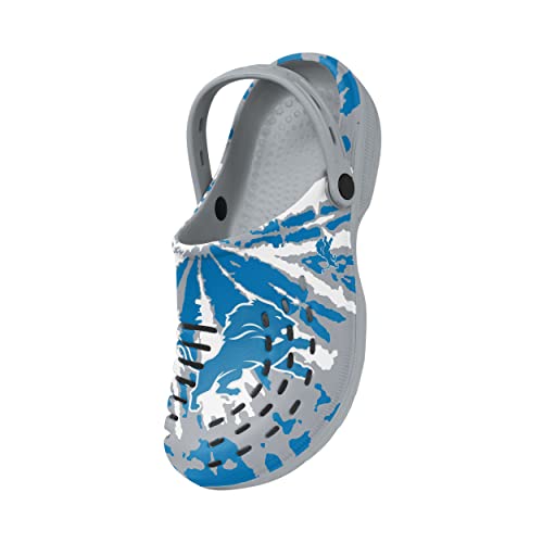 Image of FOCO Mens NFL Team Logo Tie-dye Garden Water Sandals Shoes Slipper Clogs with Strap