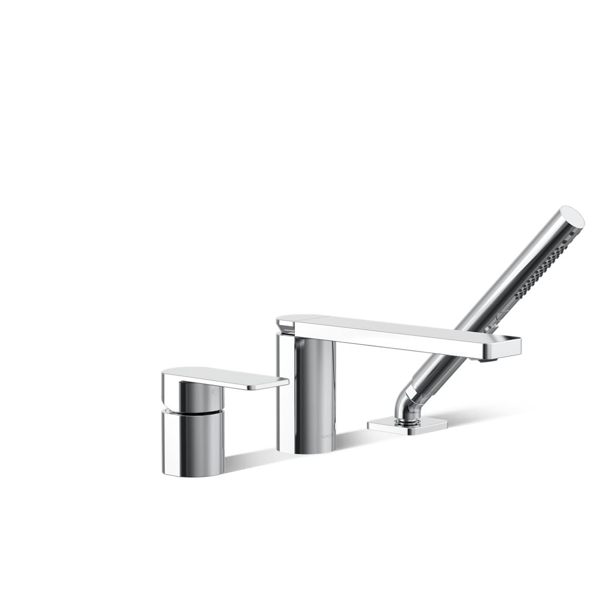 Kohler 23488-4-CP Parallel Single-Handle Deck-Mount Bath Faucet